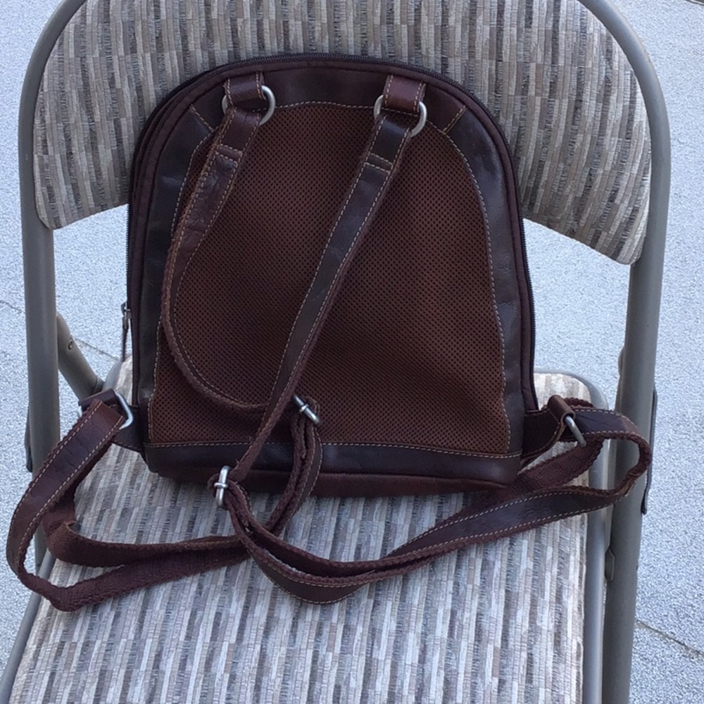Jack Georges Leather Backpack Used Conditions - image 2